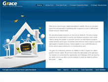 Tablet Screenshot of gracehumancapital.com